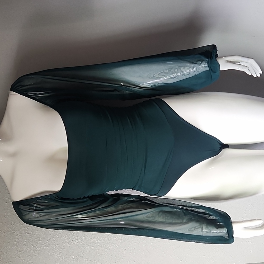 Windsor hunter green long sleeve body suit